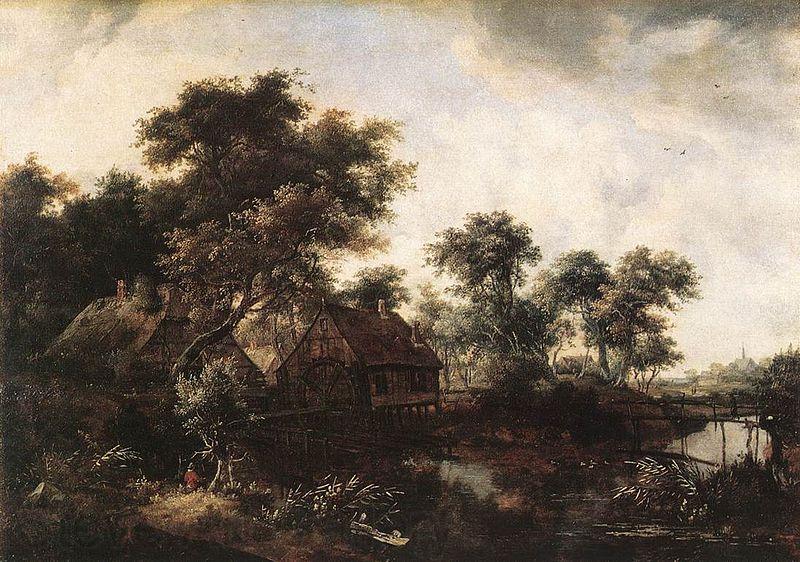 Meindert Hobbema The Water Mill